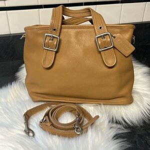Vintage Coach Camel Legacy Satchel 9063